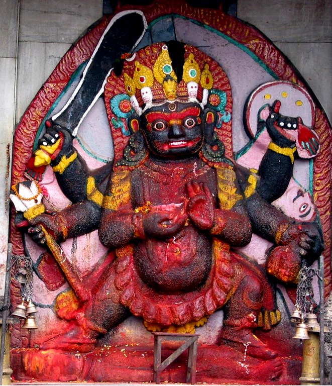 Kaal Bhairav is seen variously as a manifestation of Lord Shiva himself who  manages the cycles of Time and dest… | Lord shiva history, Kali goddess,  Lord shiva pics